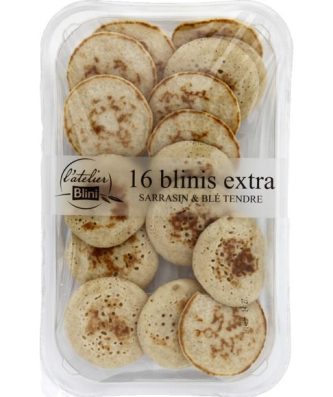 Blinis frais au blé tendre
