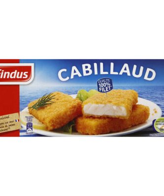 Panés de cabillaud 100% filet, surgelés