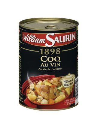 Coq au vin, au vin de corbière