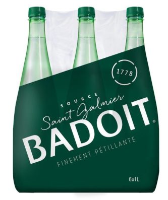 Badoit verte, eau minérale naturelle gazeuse