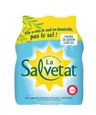 Eau minérale naturelle gazeuse