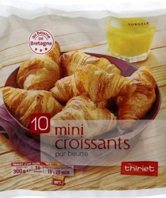 Mini croissants pur beurre de bretagne
