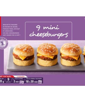 Mini cheeseburgers