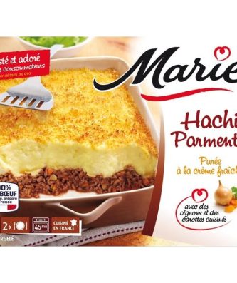 Hachis parmentier purée à la crème fraîche