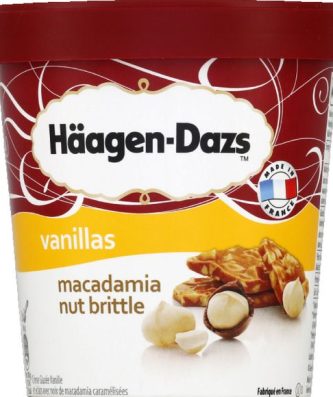 Glace macadamia