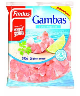 Gambas décortiquées