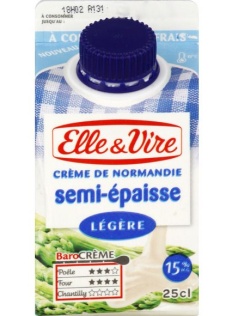 Crème de Normandie semi-épaisse légère