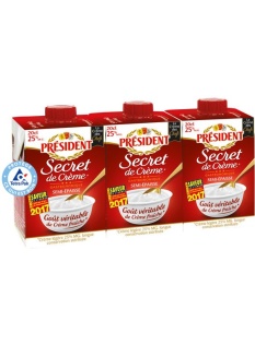 President secre de creme 25% mg