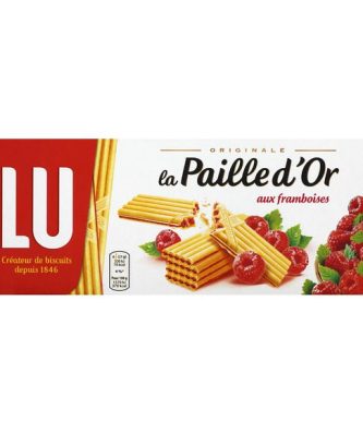 Gaufrettes fourrées framboise