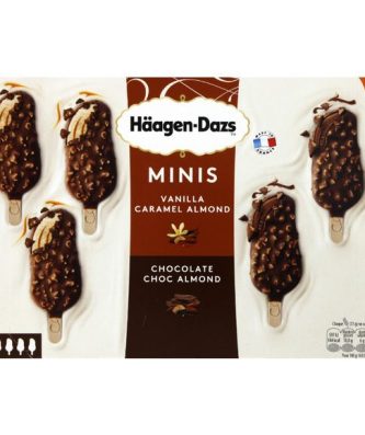 Mini bâtonnets Vanilla caramel Almond/Chocolate Choc almond