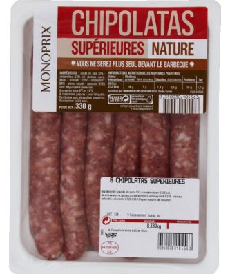 Chipolatas nature