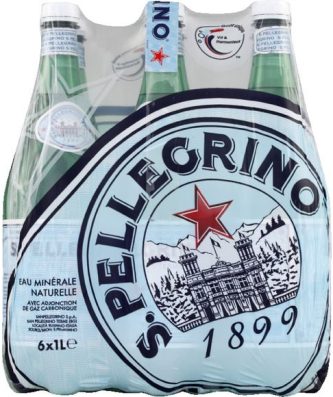 Eau minérale naturelle gazeuse