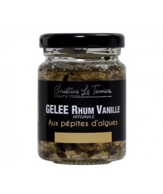 GELÉE ARTISANALE - RHUM VANILLE AUX PÉPITES D'ALGUES