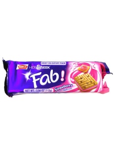 Parle Hide & Seek Fab Strawberry Flavor Cookies