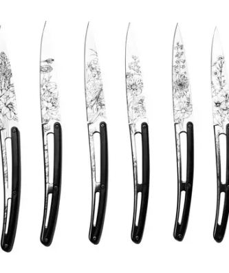 Deejo DJ2AS002 PaperStone, ensemble de couteaux à steak