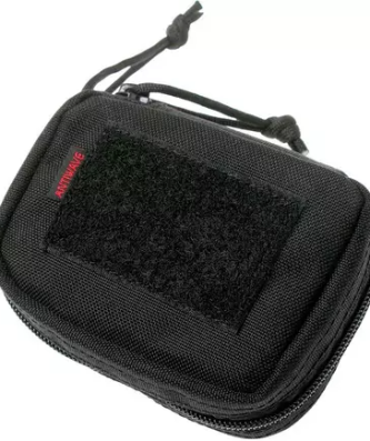 Real Steel Scout Pouch ST006 pochette avec insert en filet, noir