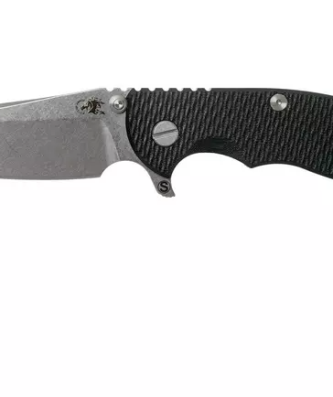 Rick Hinderer XM18 3.5" Skinny Sheepsfoot 20CV, Black G10 couteau de poche