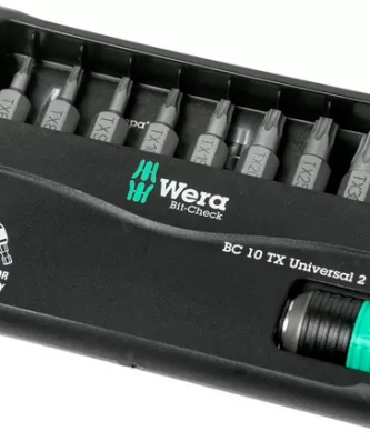 Wera Bit-Check 10 Torx universel Jeu de 10 Torx, 5057115001