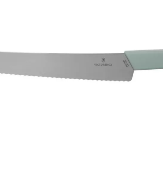 Victorinox Swiss Modern 6.9076.26W44B couteau à pain 26cm, vert menthe