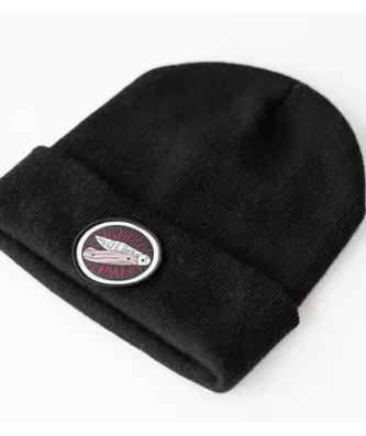 Knivesandtools Beanie Classic Pocket Knife BN-01 noir, bonnet
