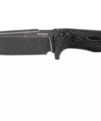 LionSteel T5, couteau fixe noir
