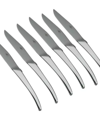 Forge de Laguiole Skel Signature T6SKELBRI Coffret de 6 couteaux à steak