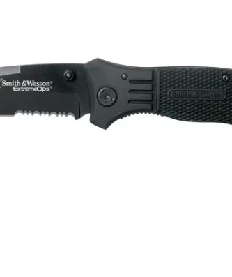 Smith & Wesson Extreme Ops SWFR2S noir, couteau de sauvetage