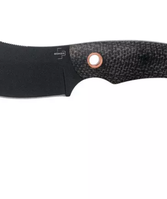 Böker Plus Nessmi Pro 02BO018 Black Micarta Copper couteau fixe, design Jesper Voxnaes