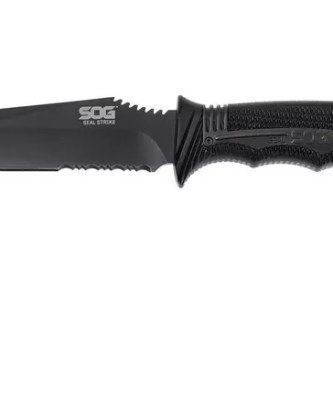 SOG Seal Strike Noir, étui Deluxe SS1003-CP