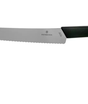 Victorinox Swiss Modern couteau à pain 22 cm, noir