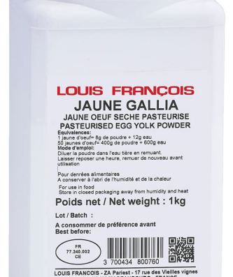 Jaune d'oeuf séché pasteurisé