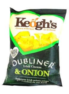 Keogh's Dubliner Irish Cheese & Onion Crisps