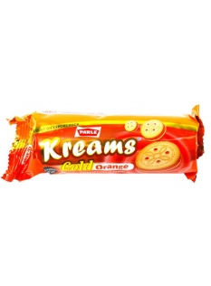 Parle Kreams Gold Orange Cookies