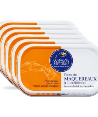 FILETS DE MAQUEREAUX À L'ESCABÈCHE - LOT DE 6