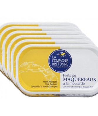 FILETS DE MAQUEREAUX À LA MOUTARDE - LOT DE 6