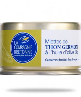 MIETTES DE THON BLANC GERMON À L'HUILE D'OLIVE BIO