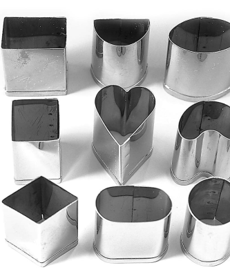 Mini emporte-pièces en inox