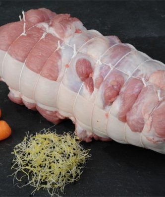 Palette de porc sans os en rôti