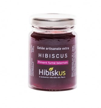 Gelée d'Hibiscus au Piment Fumé Béarnais - 110 gr