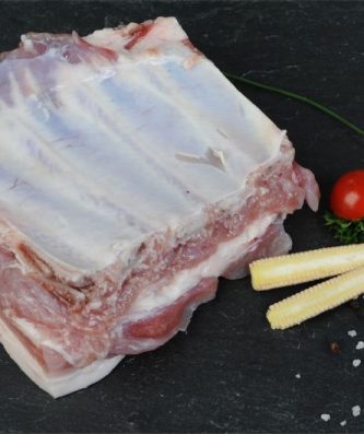 Plat de côtes de porc demi sel