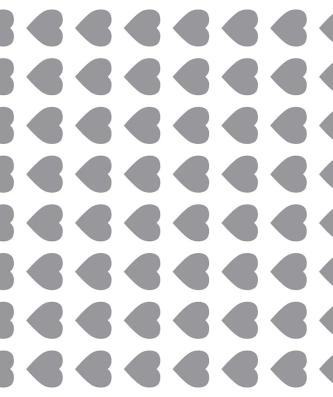 Pochoir à biscuit cœur