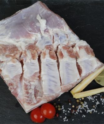 Poitrine de porc avec os demi sel