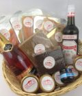 Panier gourmand nordique pour 4 à 6 personnes.