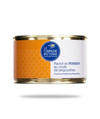 RAVIOLI DE POISSON AU COULIS DE LANGOUSTINES - 400G