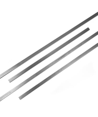 Règles à fondant en inox (x 4)