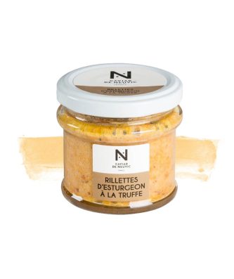 Rillettes d'esturgeon à la truffe