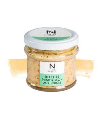Rillettes d'esturgeon aux herbes