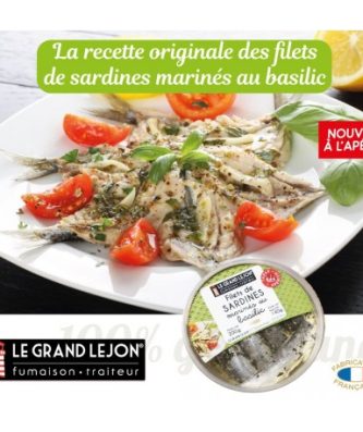 SARDINES MARINÉES AU BASILIC