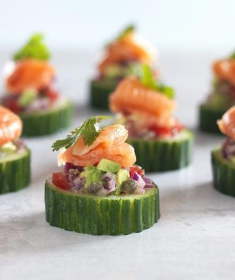 Les tranches de Saumon Ora King fumé à froid