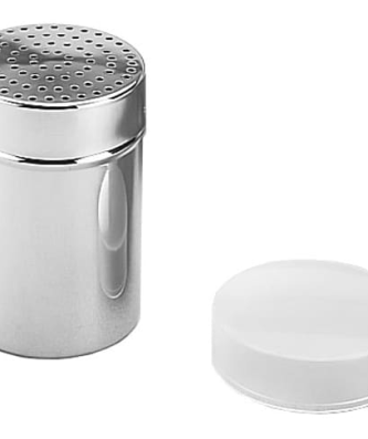 Saupoudreuse à couvercle perforé